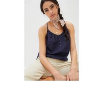 Anthropologie textured tank top